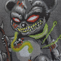 Tričko Devil Bear Šedé Unisex