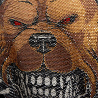 Čierne unisex tričko Evil Dog