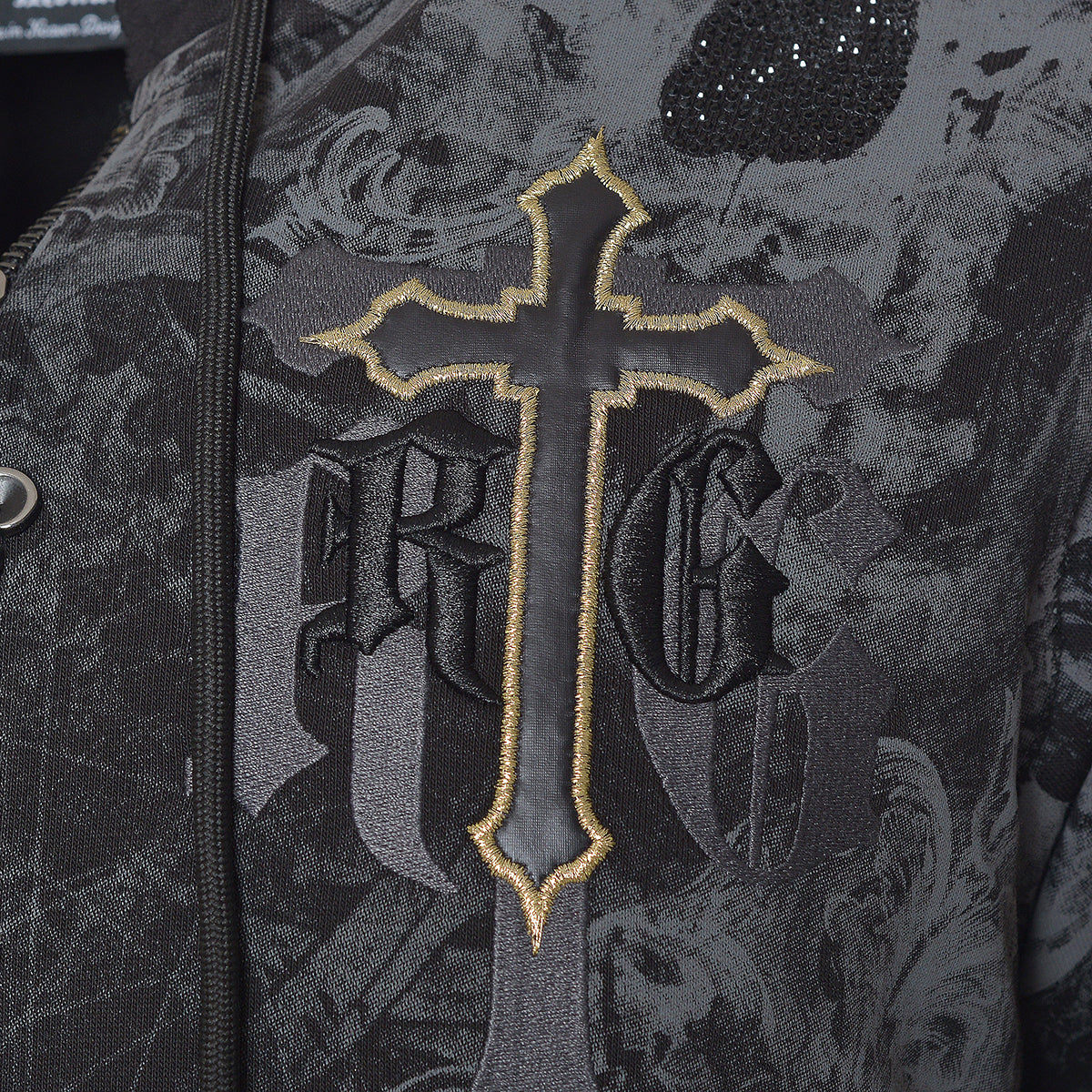 Mikina Fog Skull čierna