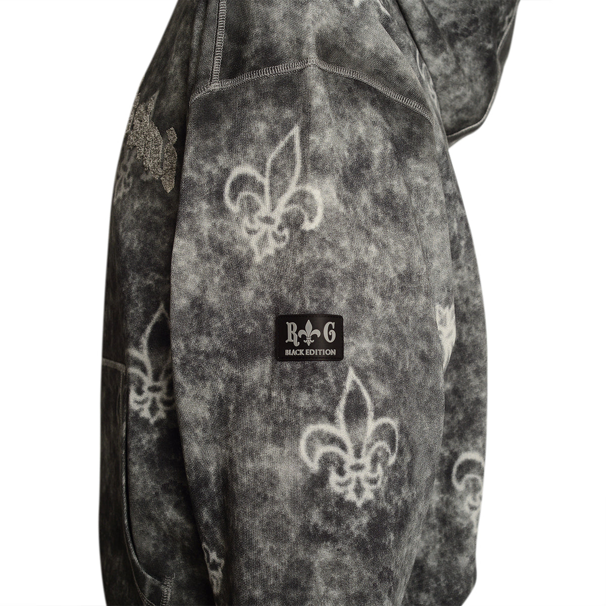 Luxusná mikina s kapucňou čierna Unisex