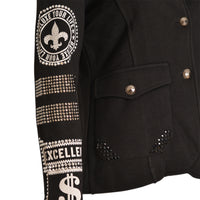 Luxusné sako čierne