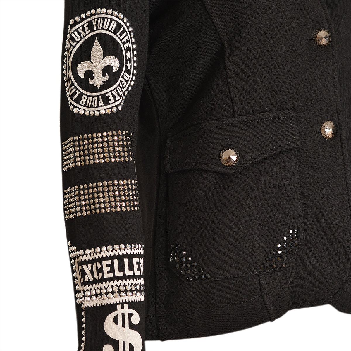 Luxusné sako čierne