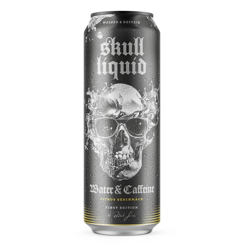 12 x Skull Liquid Water &amp; Coffeine - Limited Edition