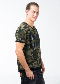 Camouflage T-Shirt Grün