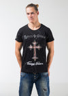 Cross Vintage tričko čierne