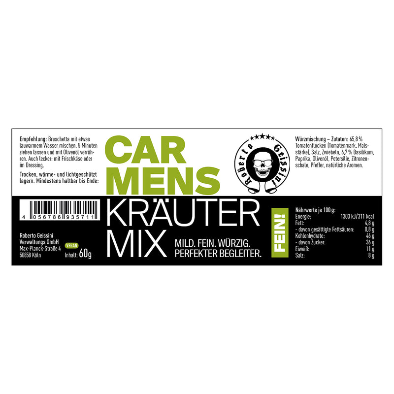 Carmens Kräuter MIX 60g
