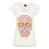Bunter Totenkopf T-Shirt