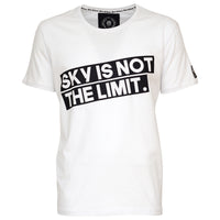 Sky nie je limitné tričko biele