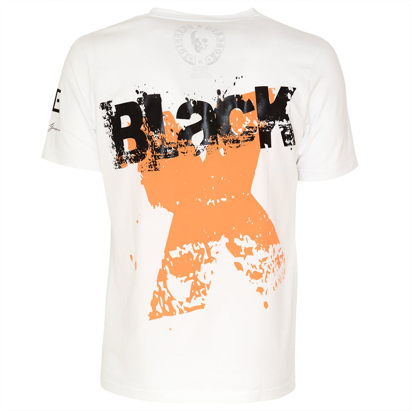 X Tričko Biela Oranžová