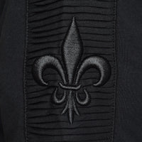 Lilie Impression T-Shirt Schwarz