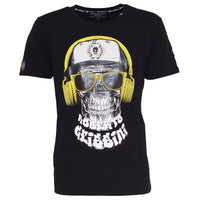 DJ Skull T-Shirt Schwarz