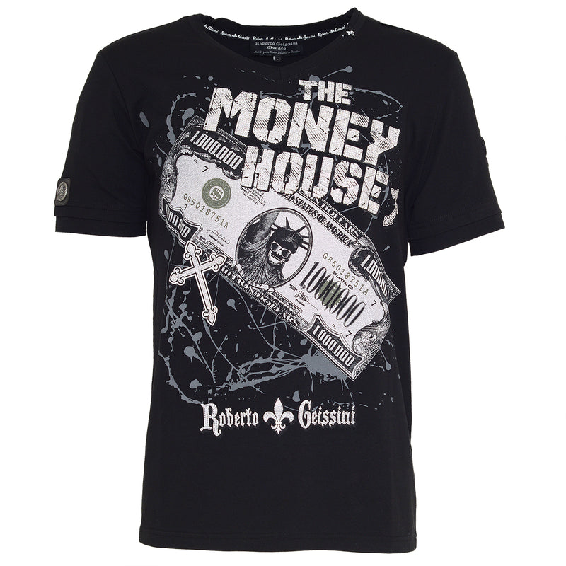 Money House T-Shirt Schwarz
