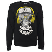 Mikina DJ Skull čierna 