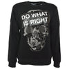 Do What Is Right Sweatshirt Schwarz