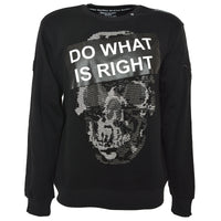 Do What Is Right Sweatshirt Schwarz