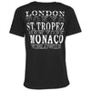 Tričko St.Tropez Čierne Unisex 