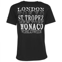 Tričko St.Tropez Čierne Unisex 