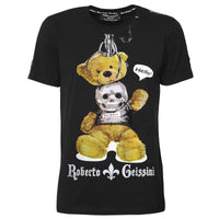Tričko Skull Bear čierne Unisex