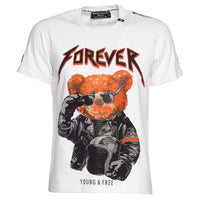Cool Bear tričko biele unisex
