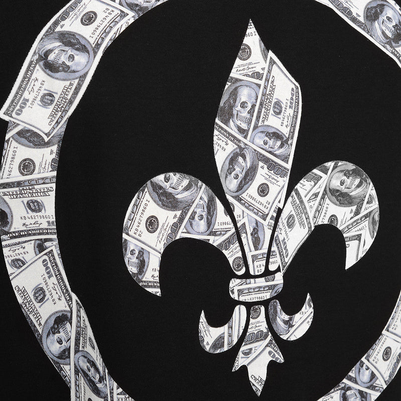 Čierne tričko Money Skull