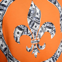 Tričko Money Lebka oranžové