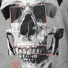 Tričko Skull Cards šedé