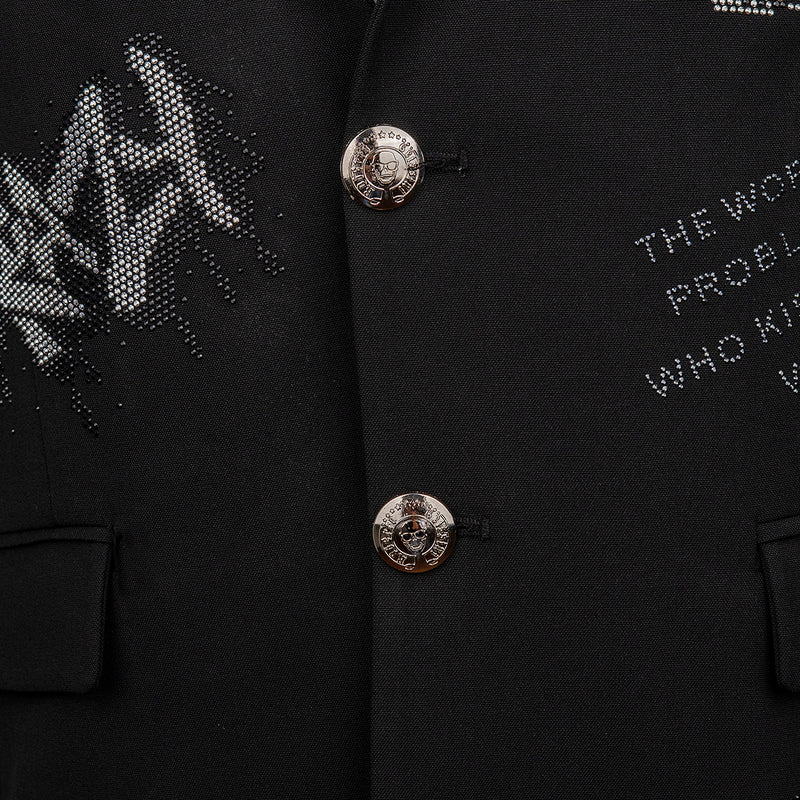 Crazy Herren Blazer-black