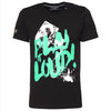 Tričko Play It Loud Black Green