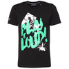 Tričko Play It Loud Black Green