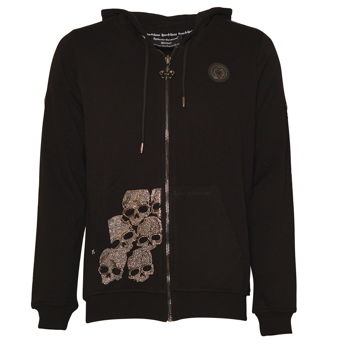 Silver Skull Sweatjacke Schwarz