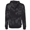 Bunda Multi Skull Sweat Jacket čierna
