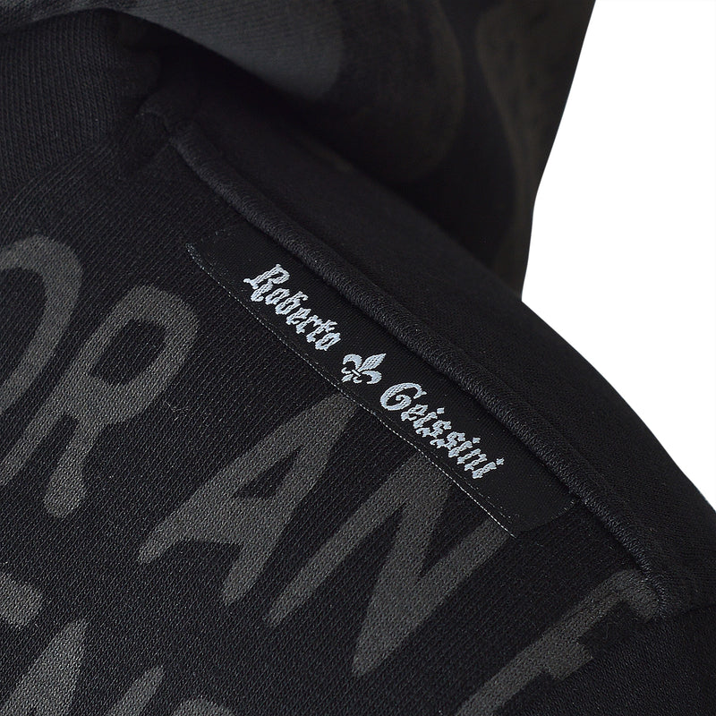 Bunda Multi Skull Sweat Jacket čierna
