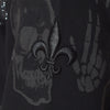 Bunda Multi Skull Sweat Jacket čierna