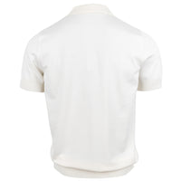 Luxusné pletené polo biele
