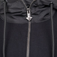 Cool Casual Unisex Strickjacke-black