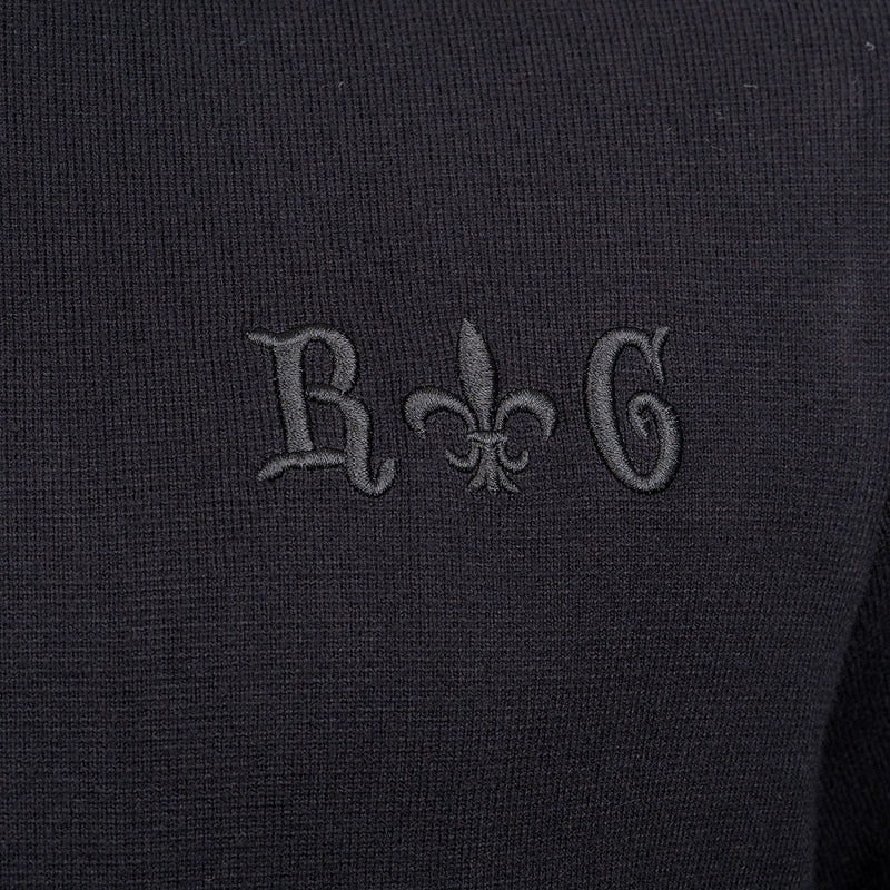 Cool Casual Unisex Strickjacke-black