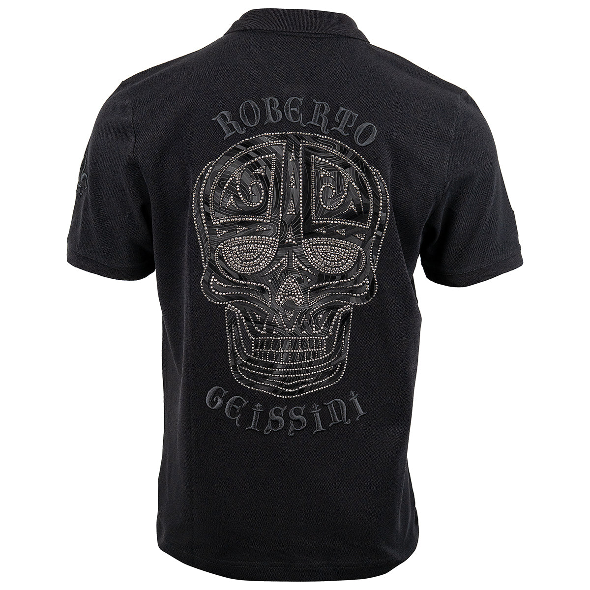 RG Skull Polo Black