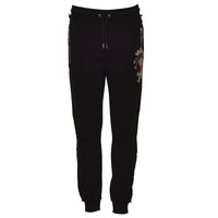 Ornament Jogginghose Schwarz