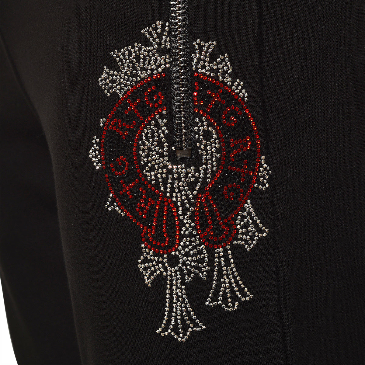 Ornament Jogginghose Schwarz