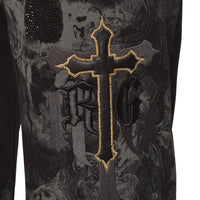 Joggingové nohavice Mystic Skull čierne