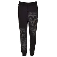 Joggingové nohavice Mystic Skull čierne