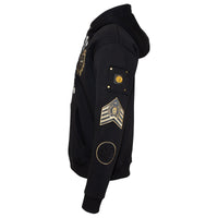 Gold Sweatjacke Schwarz