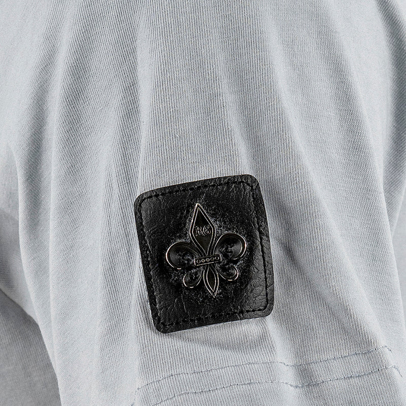 Cross stonewashed V-Neck T-Shirt