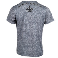 Skull Hell Burnout V-Neck T-Shirt