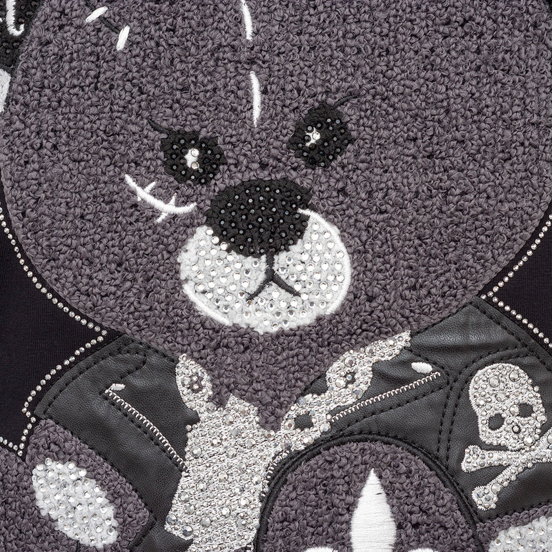 Čierne tričko Rebel Bear