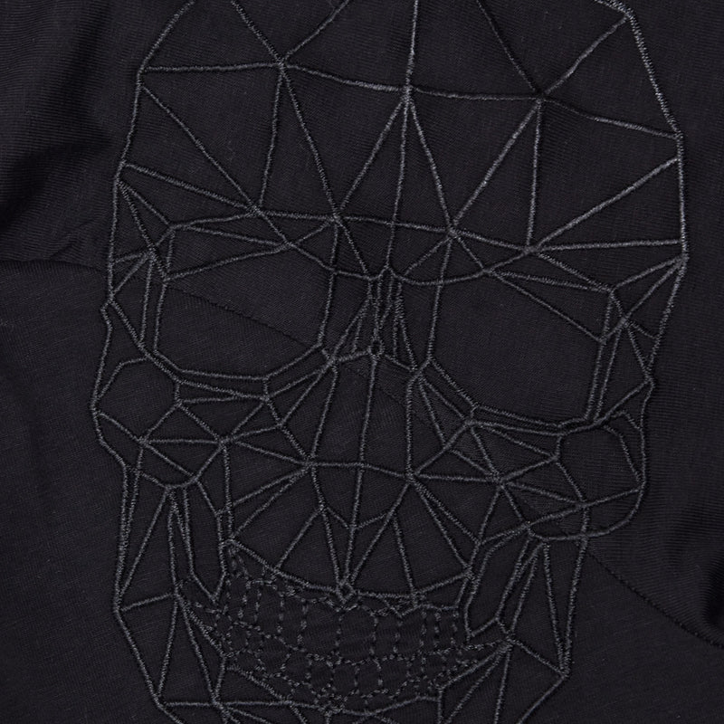 Čierne tričko Invisible Skull 