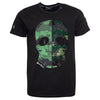 Čierne tričko Skull Camou