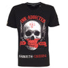 Skull Addicted T-Shirt Schwarz