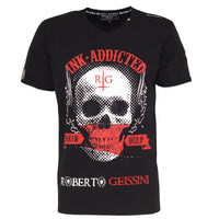 Skull Addicted T-Shirt Schwarz