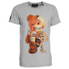 Tričko Half Bear Šedé Unisex